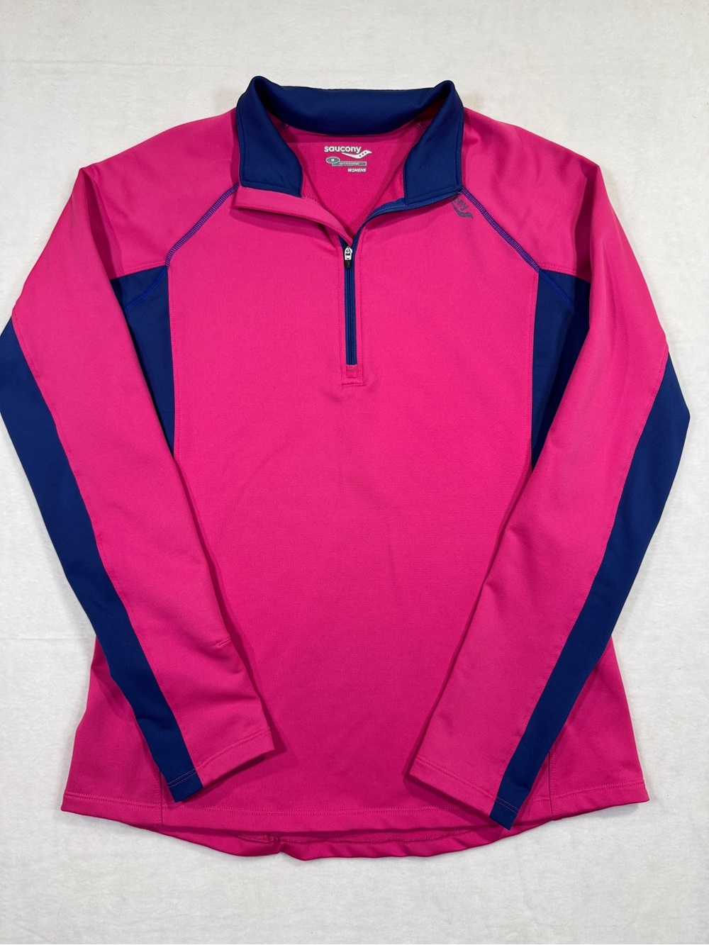 Saucony Women’s 1/4 Zip Pullover Running Top Athletic Hiking Training Medium